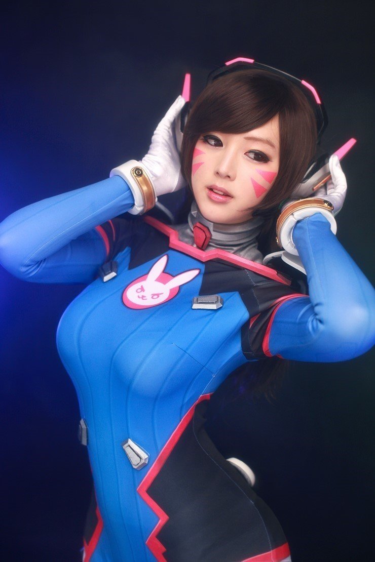 dva porn overwatch cross eye cosplay